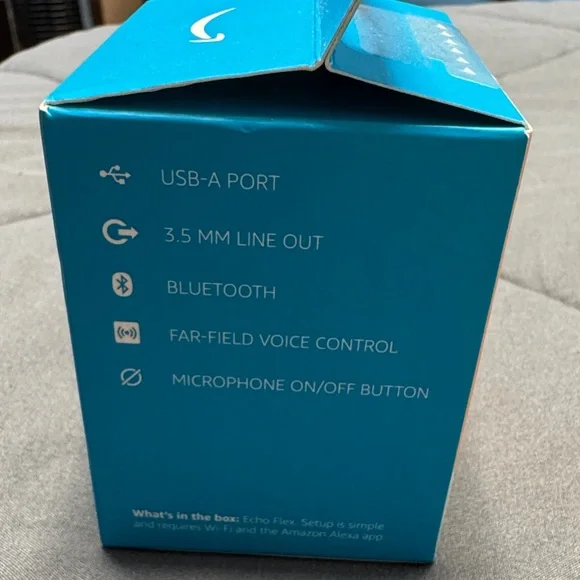 Amazon Echo Flex Smart Speaker with Alexa - White - Picture 3 of 4